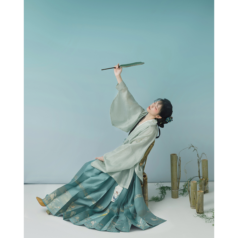 【上遥居】1抱幽 明制原创汉服对穿交领短衫