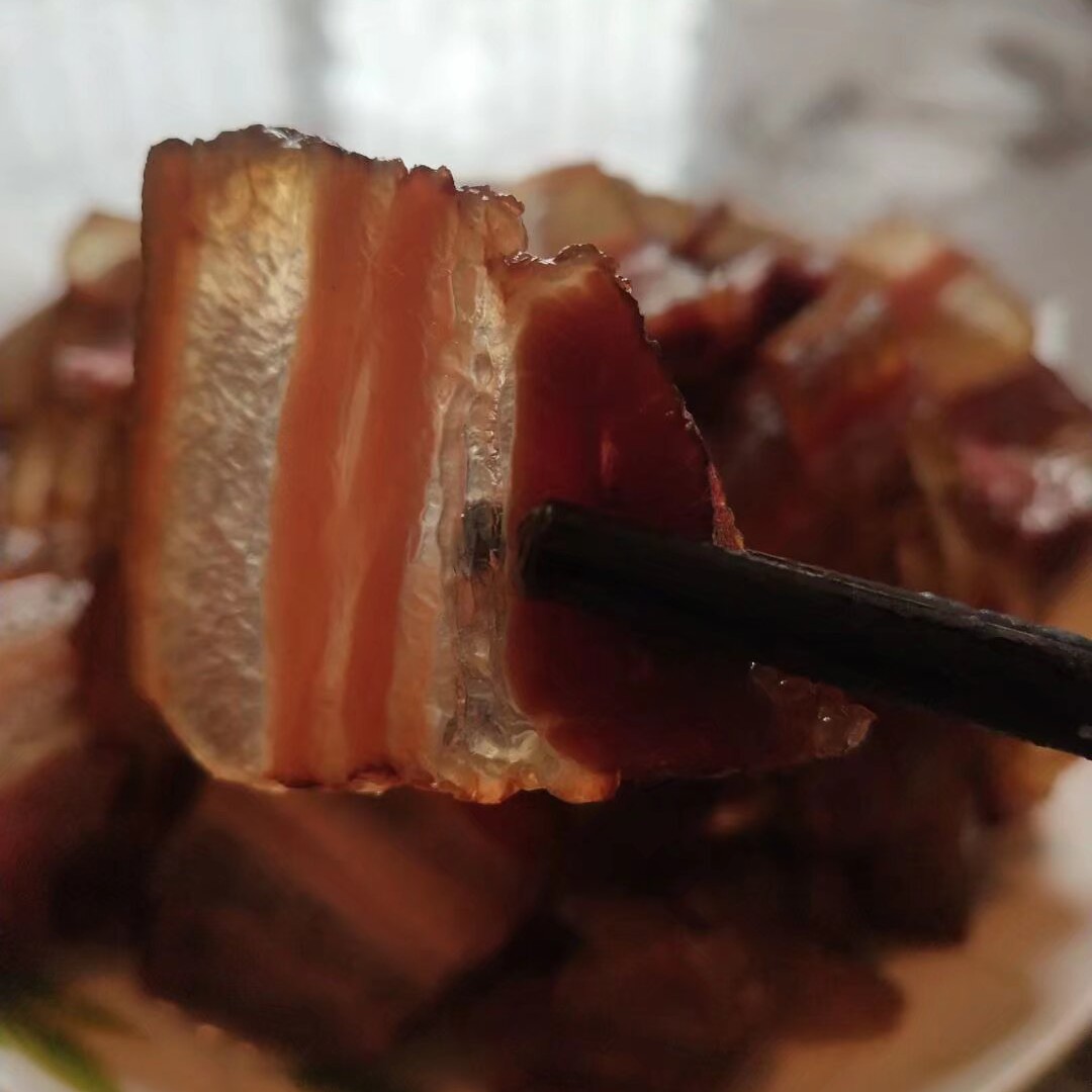 峨眉山高山土猪腊肉纯柴火烟熏腊肉五花腊肉