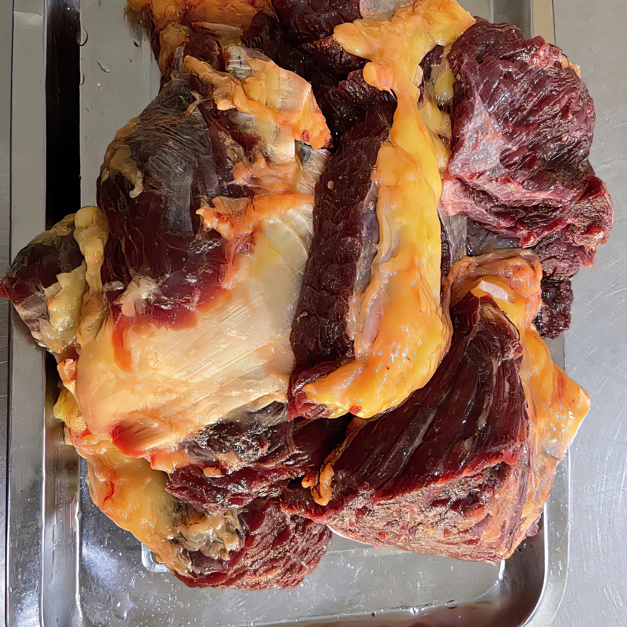 锡林浩特  草原散养 黄牛肉带筋  筋头巴脑肉 炒菜 炖菜  1.5kg