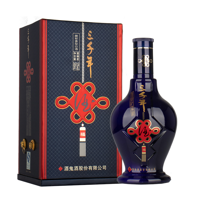酒鬼酒【2012年产】酒鬼三千年 馥郁香型白酒52度500ml