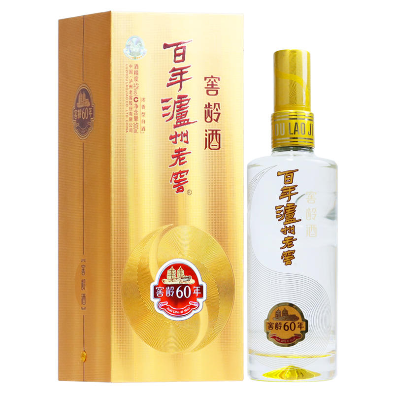 泸州老窖窖龄60年 浓香型白酒 52度500mL*1瓶