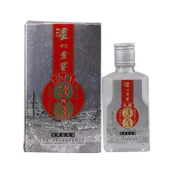 泸州老窖3两3三头曲 浓香型白酒 2014年52度165ml