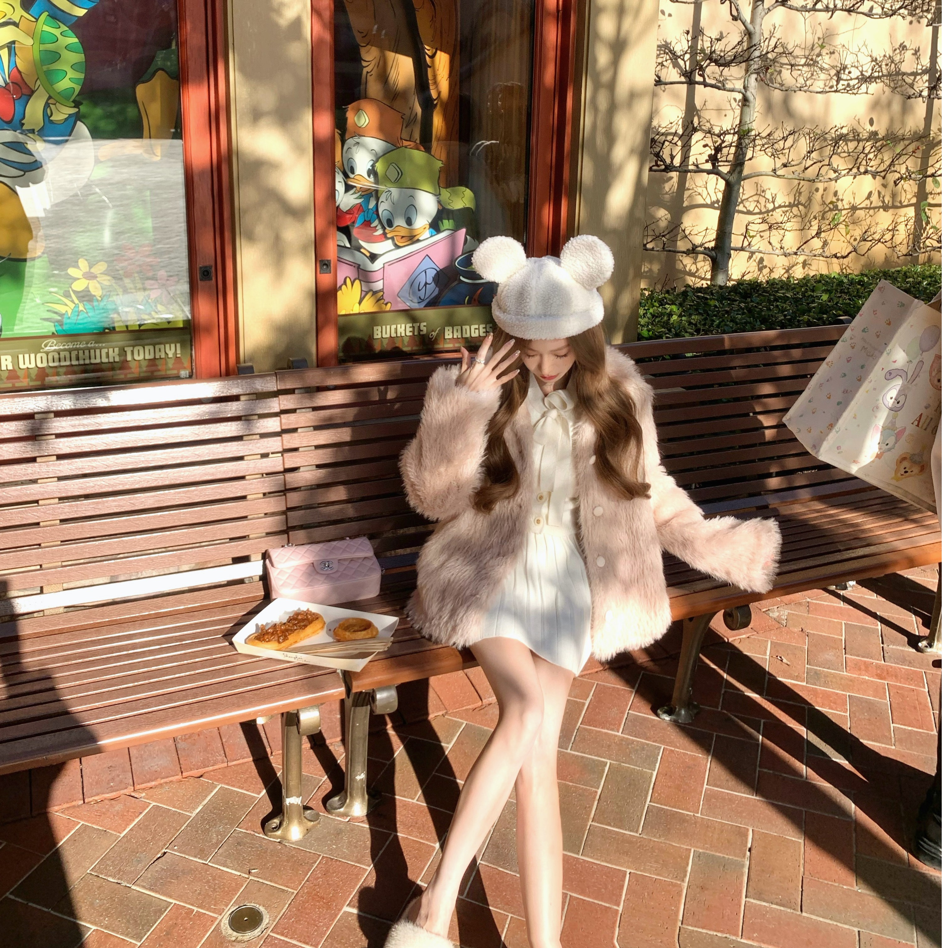 清2 COOLLINE林子熙 Love song樱花粉外套环保草草的颜值担当