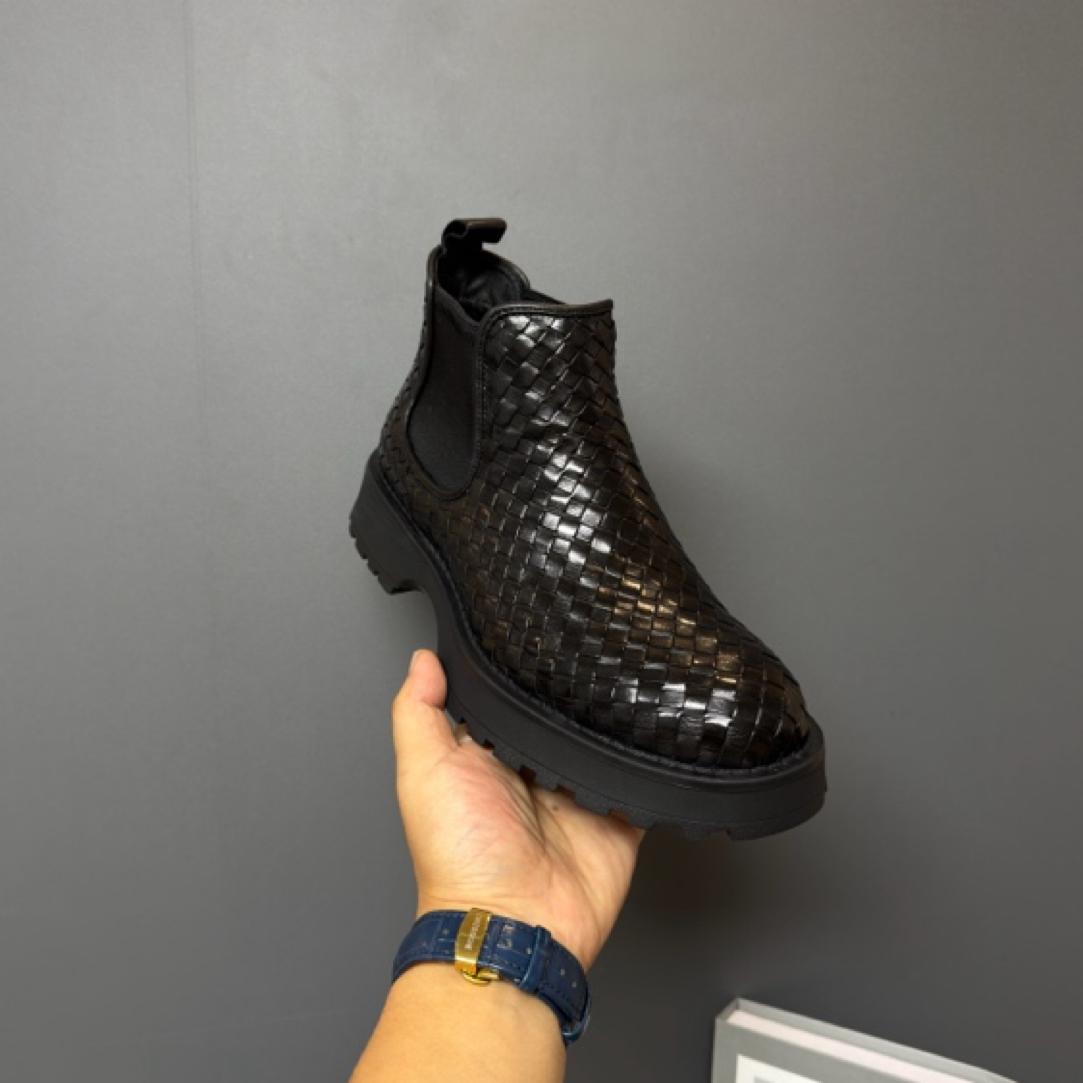 棉1388-51质男鞋男士时尚休闲百搭透气真皮潮流高帮舒适厚底加绒