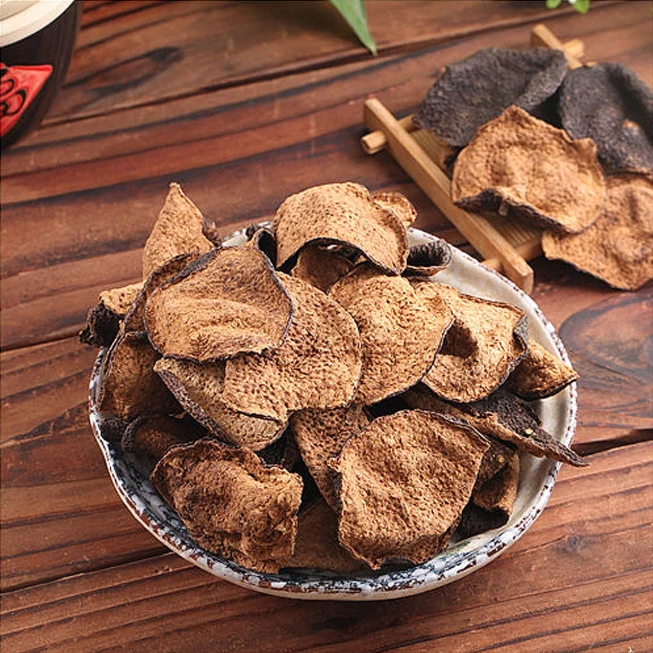 （瓮红）1981年陈化 红皮 断皮 罐装 100g【新会陈皮】