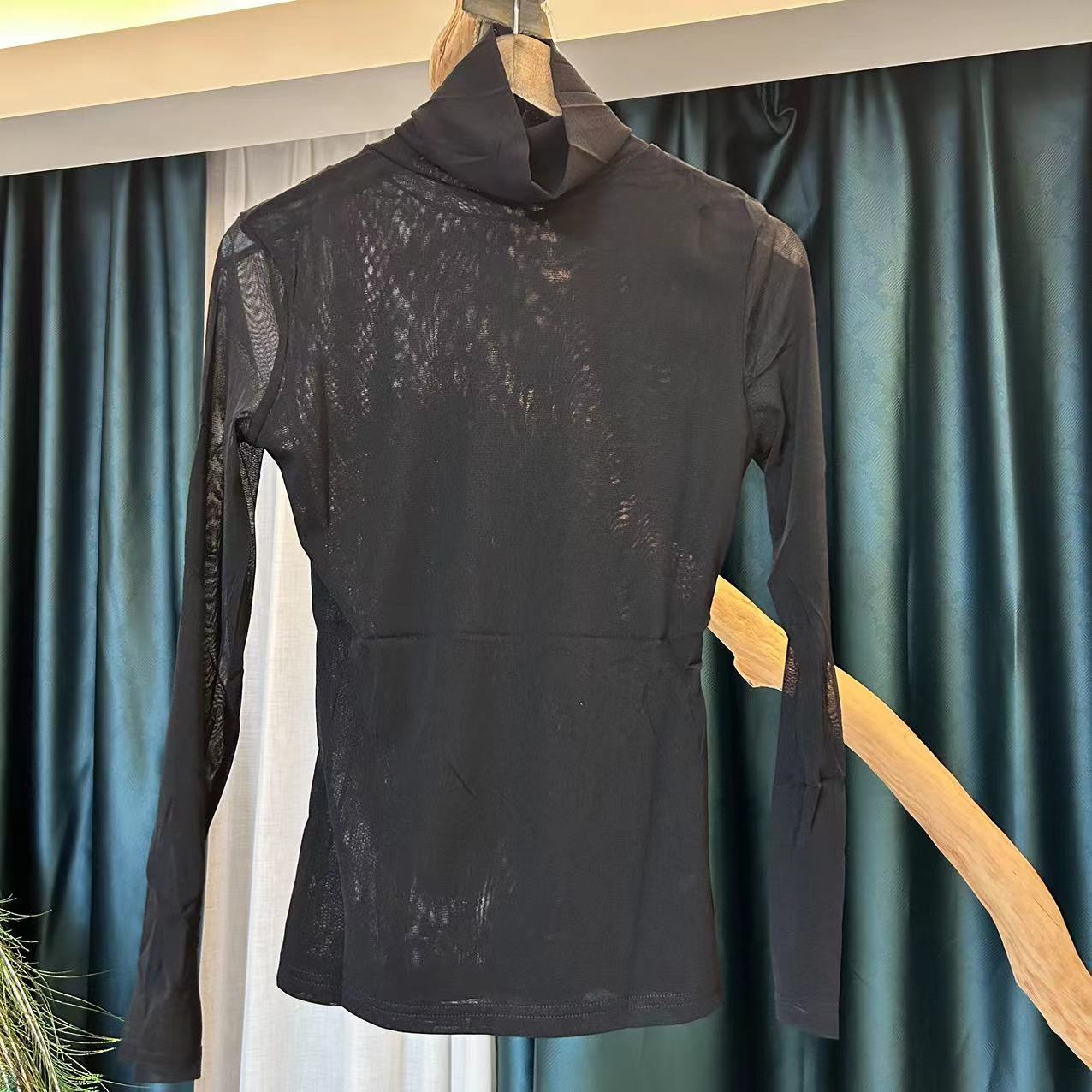 凤来兮私人定制黑色长袖打底衫（高领）