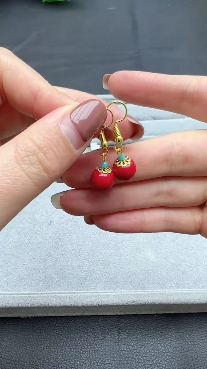 【闪购商品】查罗石耳钉未镶嵌02