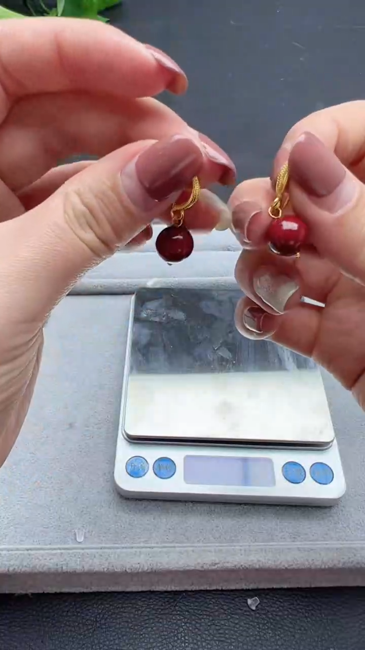 【闪购商品】查罗石耳钉未镶嵌040