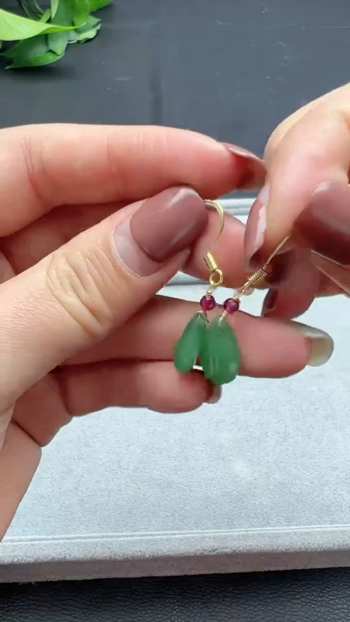 【闪购商品】和田玉耳饰未镶嵌019