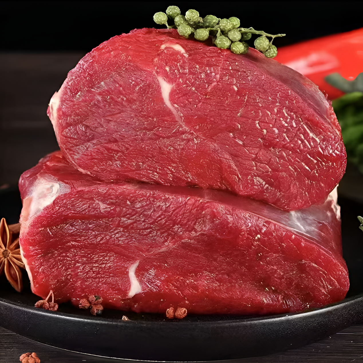 【百大合家康】牛后座肉  清真 新鲜无注水阿訇屠宰爆炒 包饺子 水煮 肉松等2斤起