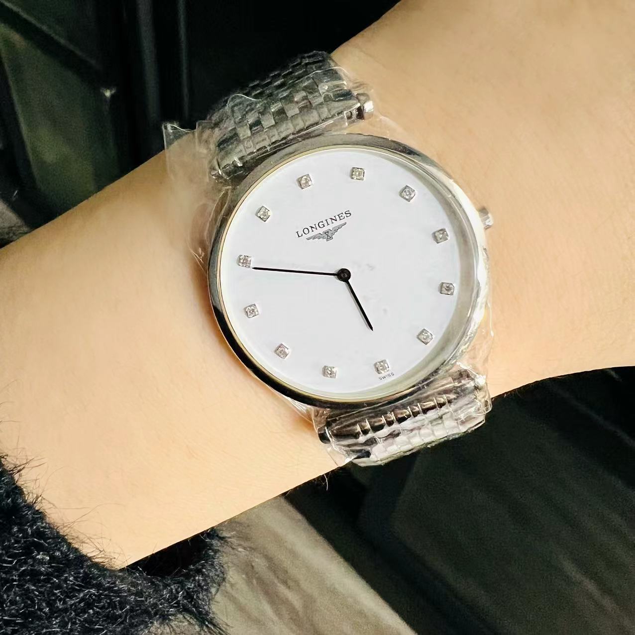 95新  胖虎腕表/浪琴/优雅系列/石英,33mm/精钢/240124106