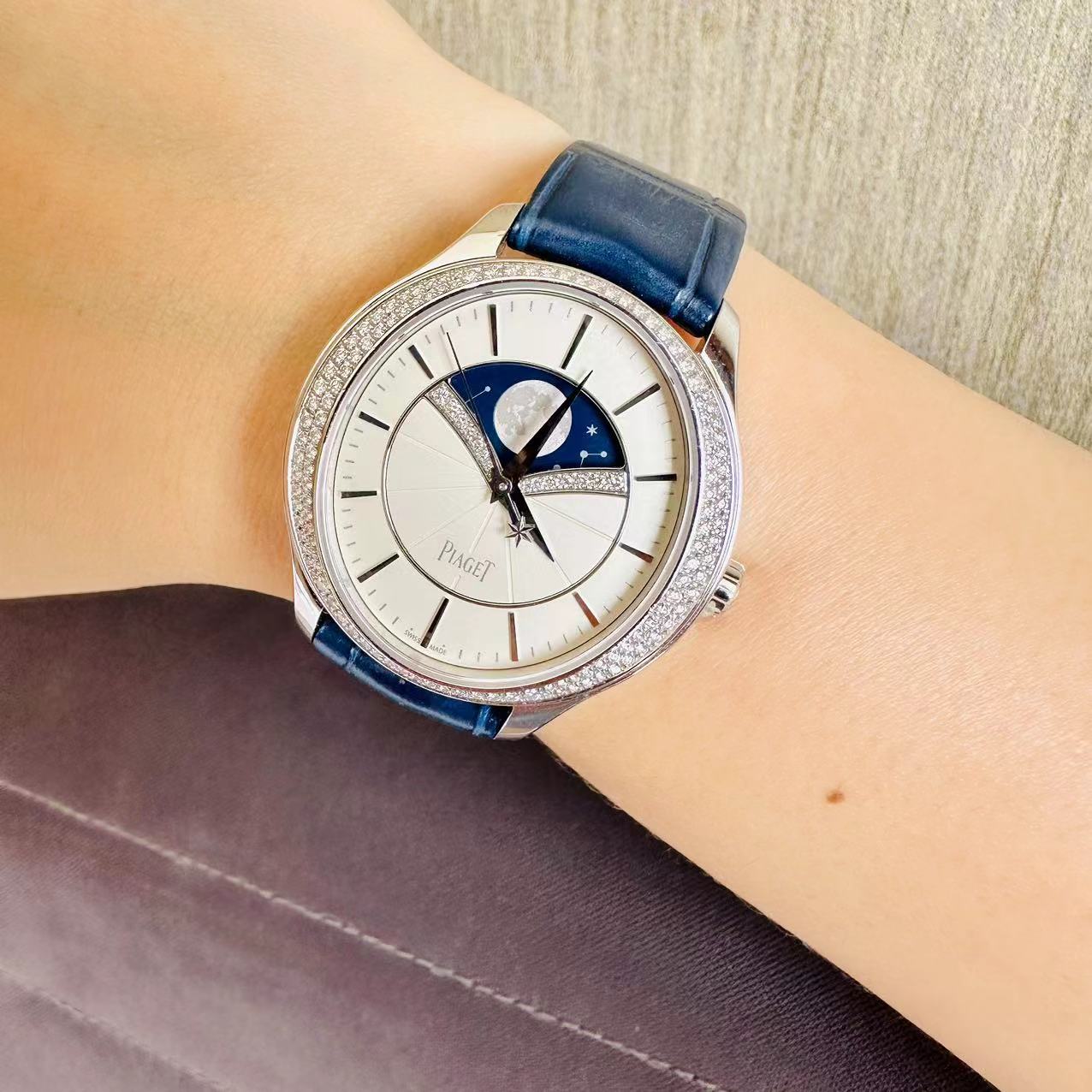 95新 Piaget/伯爵 自动机械,36毫米/18k白金/240606003