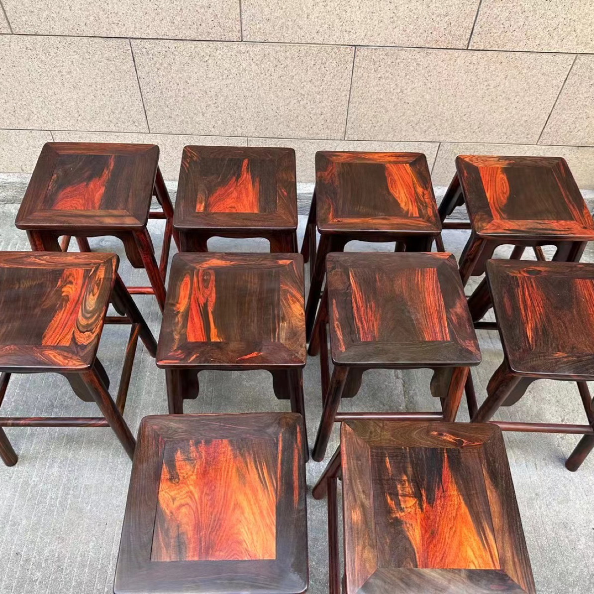 大红酸枝精品凳子