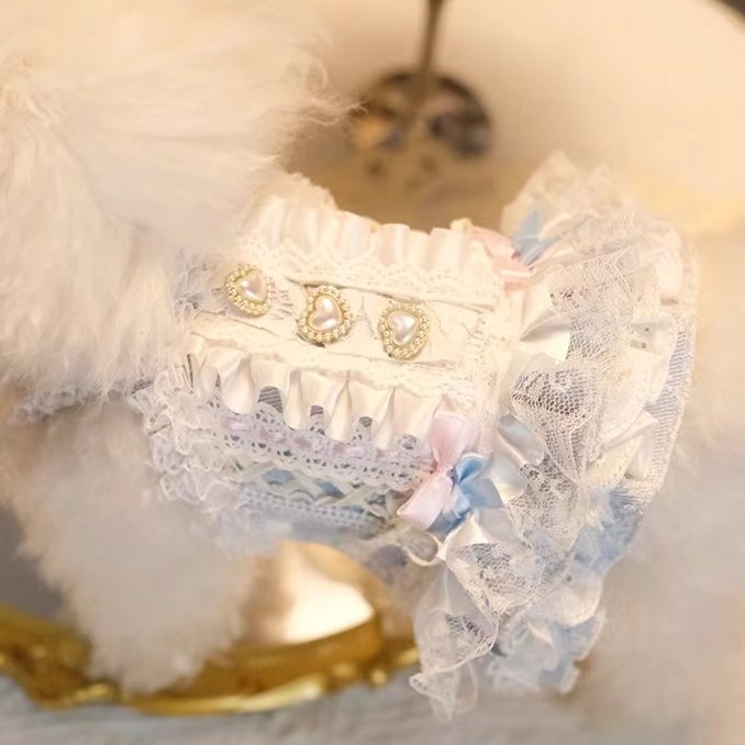 牛仔芭蕾高定裙|宠物衣服|猫猫狗狗衣服|高级定制服装