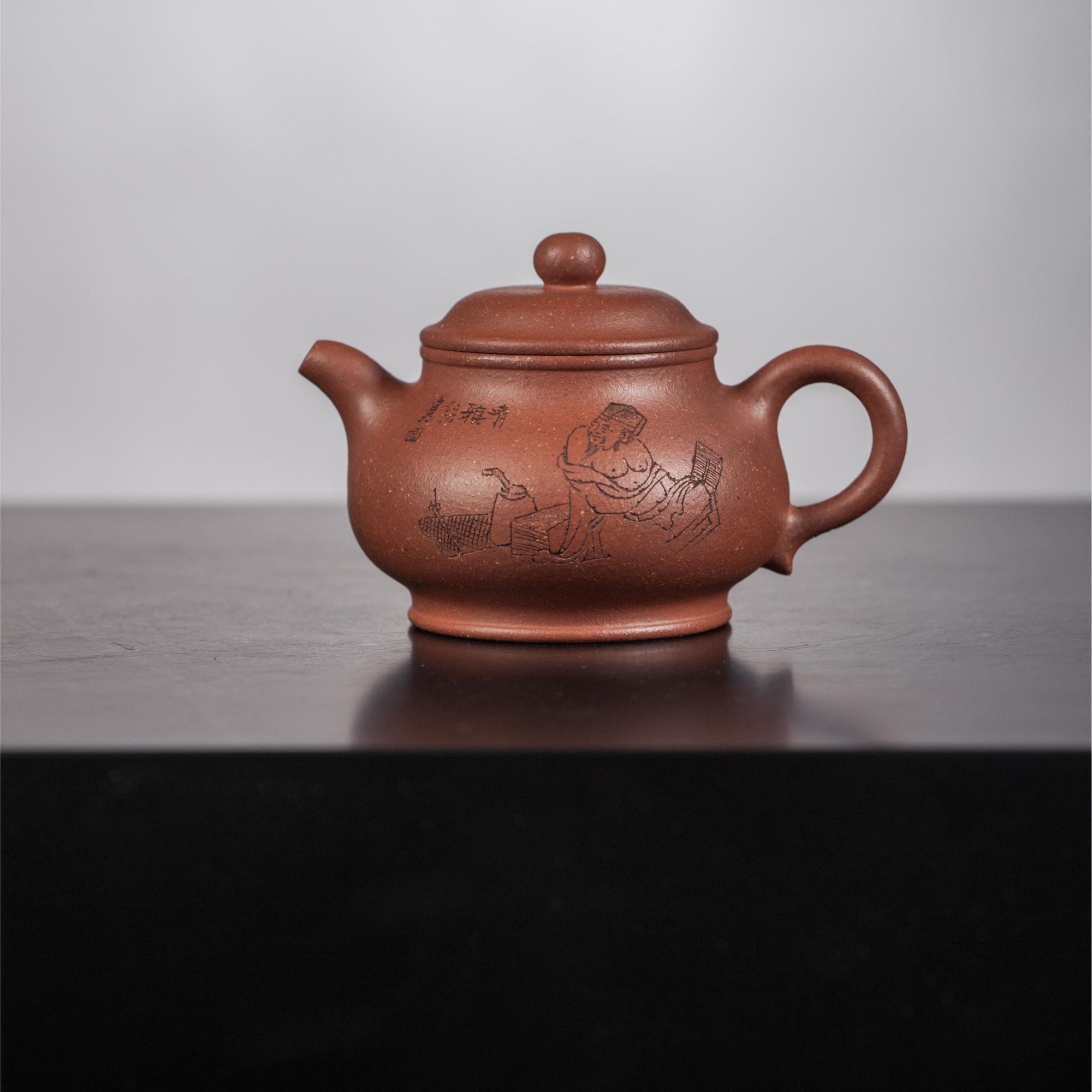 名砂堂— 甘来兵—《潘壶》 30目红降坡 220cc