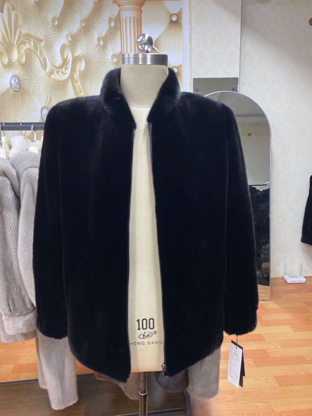 宝嘉美男装 棒球领 拉链款