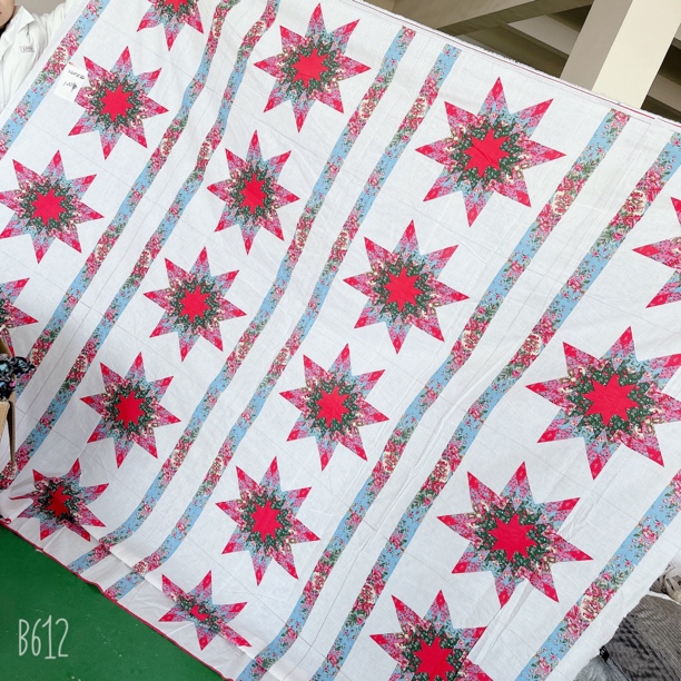 小八角花定位布料220*250左右发一张微瑕