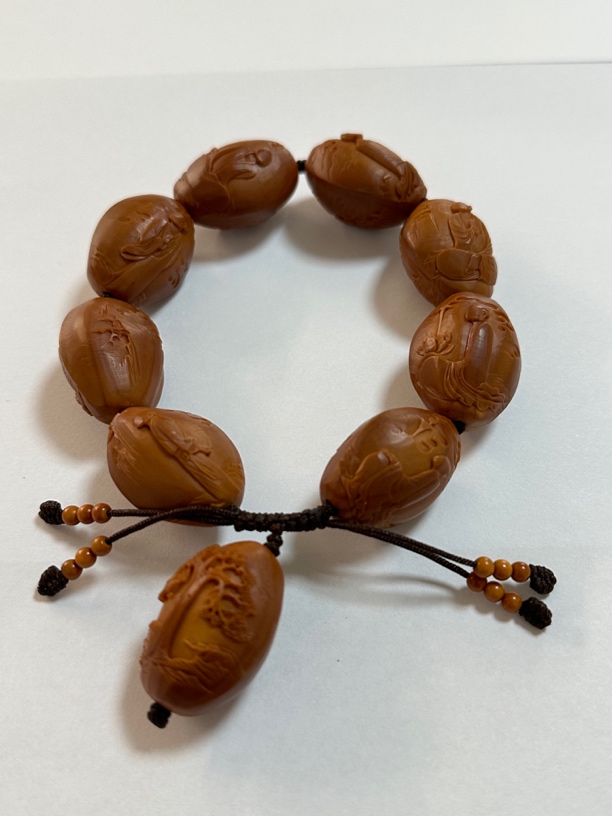 大师手作推荐 风景无相佛 四花老油核 满工作品 手串