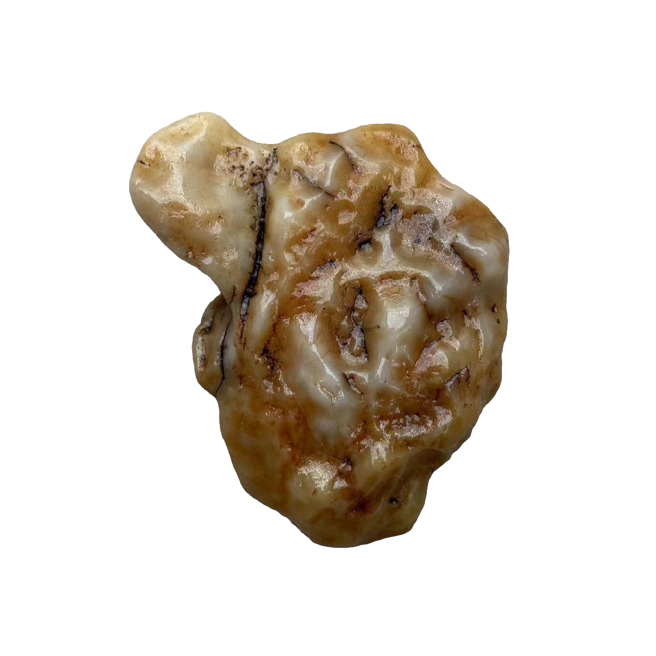 兄弟奇石阁精品戈壁石沙漠漆立体摆件