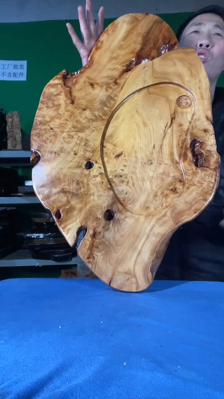 【闪购商品】香杉木根雕小楠工艺截图为准