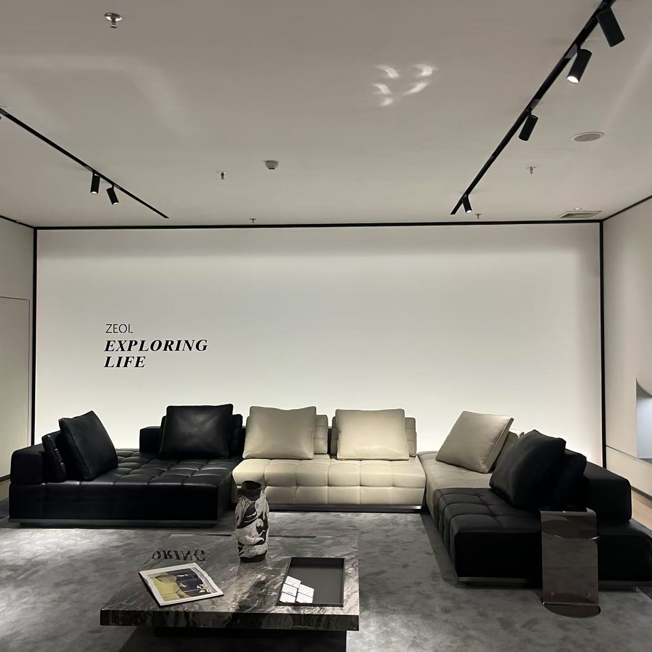 别墅豪宅全皮沙发意大利劳伦斯U型大户型客厅高档大平层沙发组合