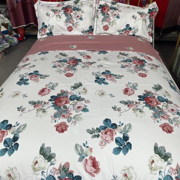 精仿斜纹磨毛四件套【赫莲娜】 被套2*2.3枕套48*74床单2.4×2.5