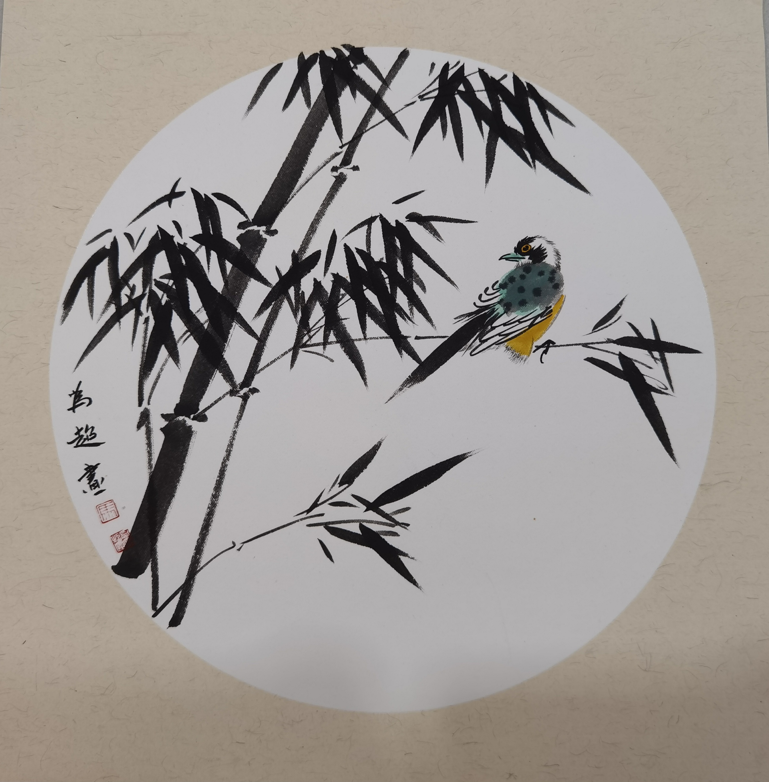 绘画《马为超》50✘50