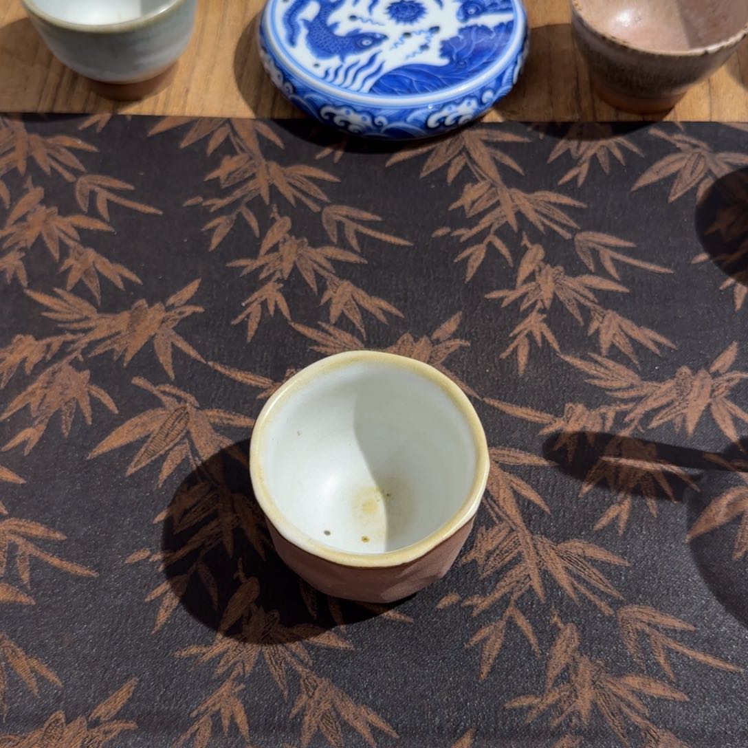 杯台湾蔡兆庆铁斑白切面杯