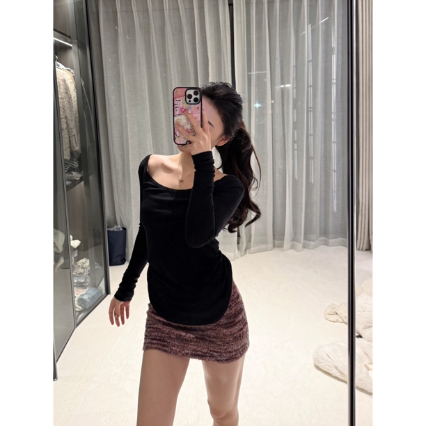 Nisabena 小众设计师款粗花呢短款半身裙