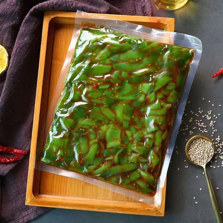 即食香辣海白菜梗段裙带菜丝凉拌下饭小咸菜袋大连特产咸辣芥末甜