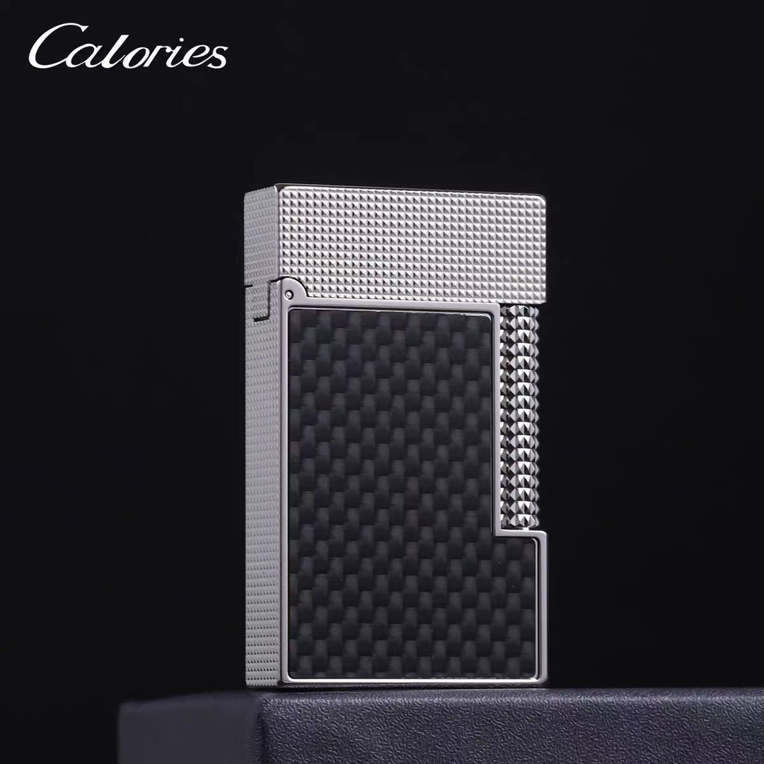 卡路碳纤维朗声打火机巴黎丁简约男士火机经典时尚耐用奢华LS5206