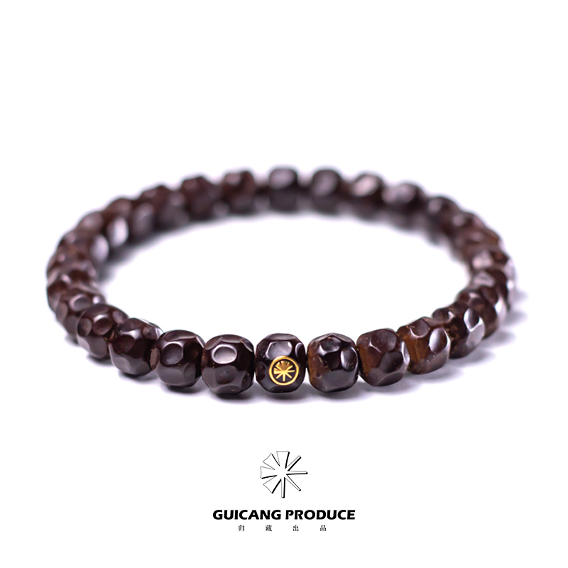  无相/归藏出品原创手工雕刻印尼原生态椰蒂手串8mm*7mm-28颗