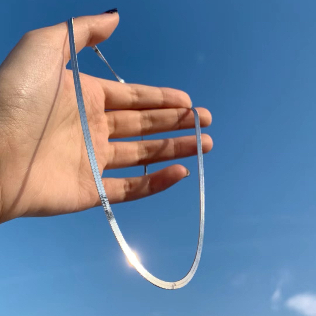 链子925银 韩版925银 时尚蛇骨链  简约风