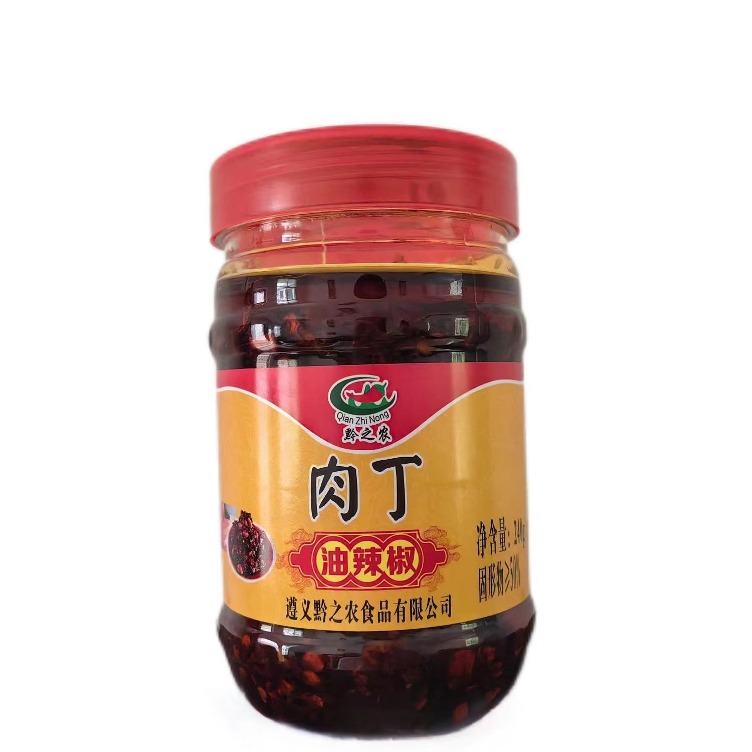 QianZhiNong/黔之农贵州遵义特色黔之农肉丁油辣椒下饭开胃拌凉菜