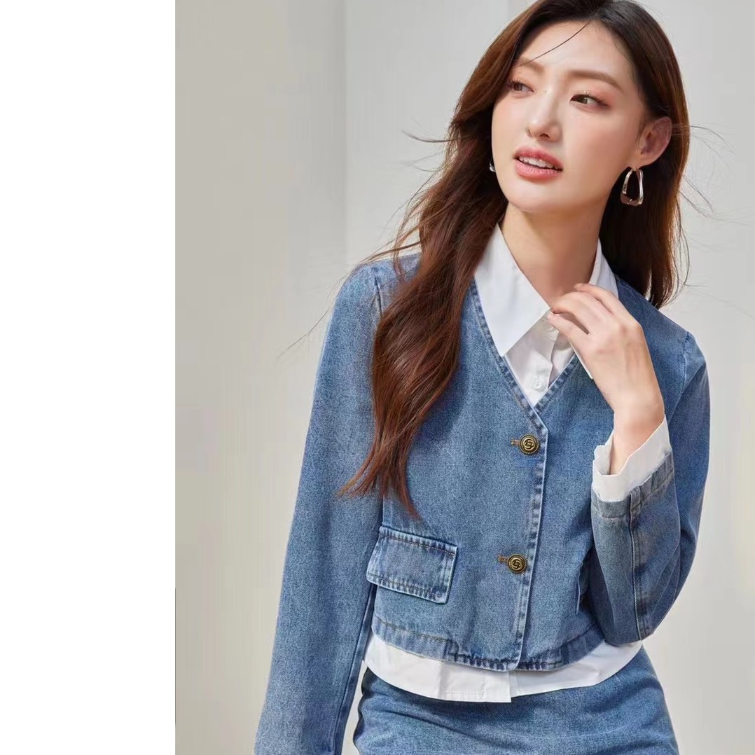 秋装新品套装休闲牛仔