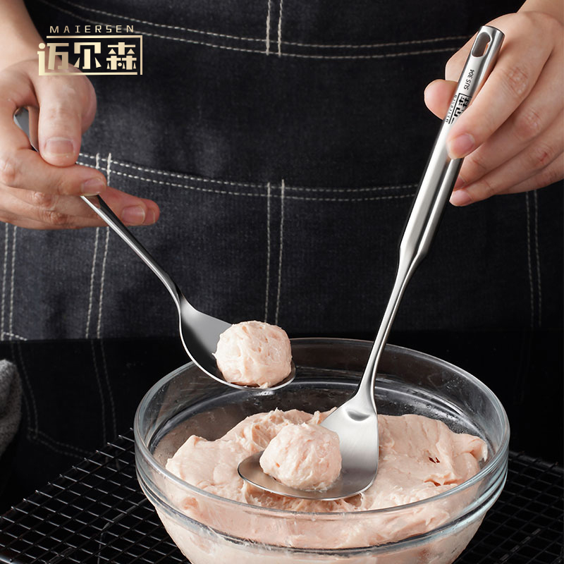 肉丸子制作器304不锈钢工具做丸子神器家用鱼丸挤压炸丸圆形挖勺