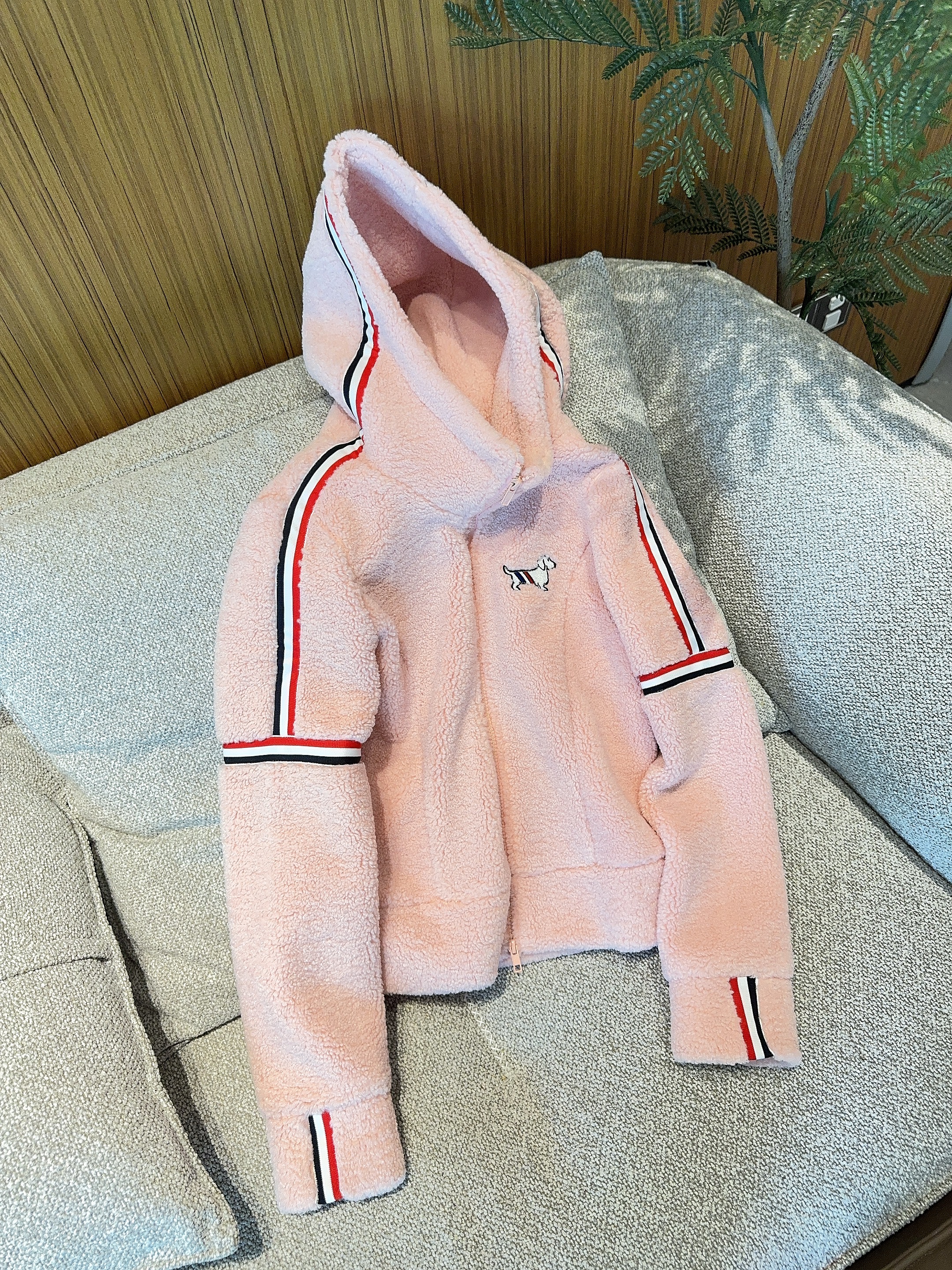 f4419 2024秋冬 运动风加厚保暖拉链开衫外套