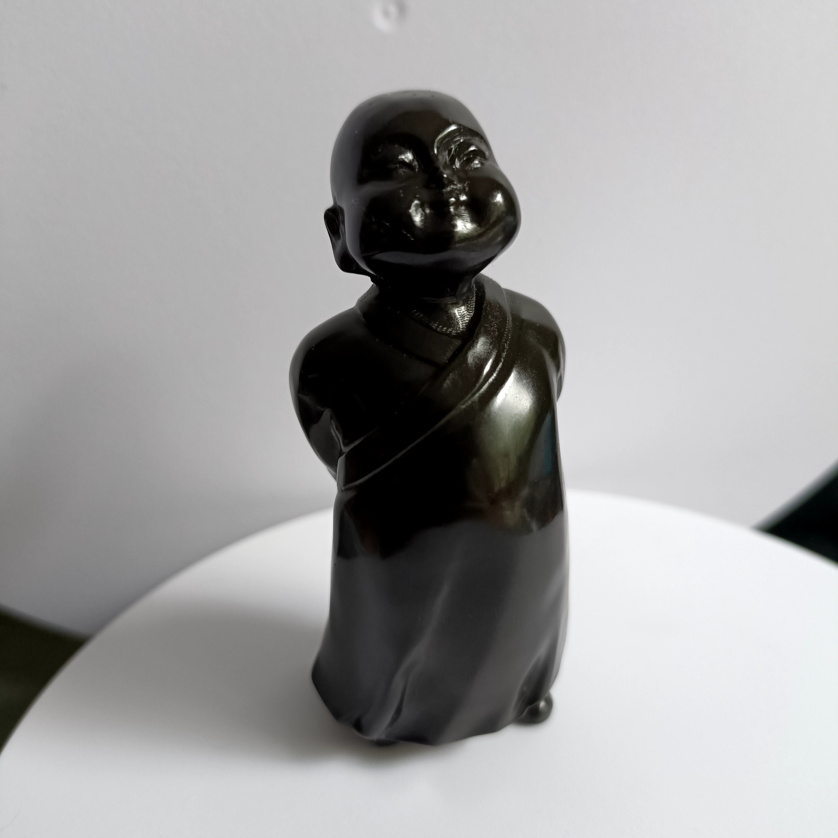 渭河黑乌金茶宠小摆件黑色