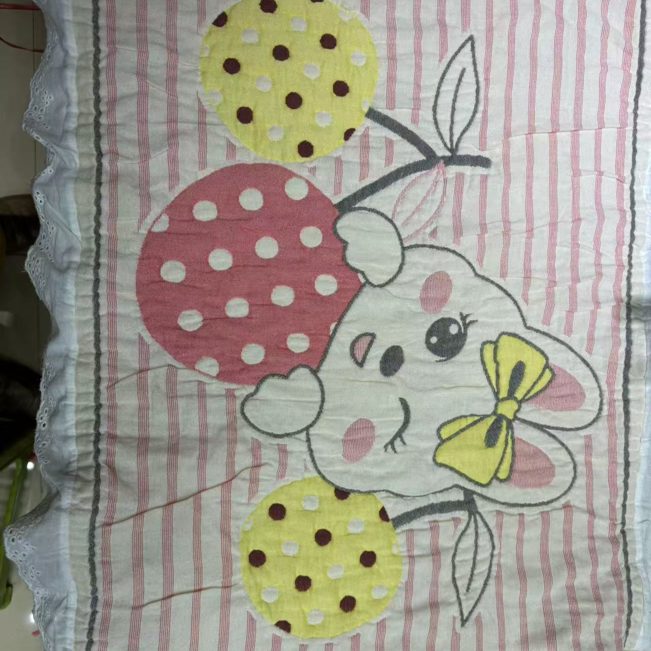 【微瑕枕巾枕套】全棉加大枕巾柔软（花型随机或备注)