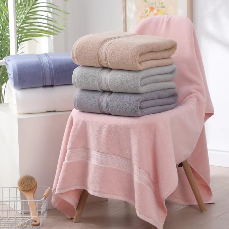 微瑕纯棉浴巾加大加厚成人家用吸水强超大亲肤纯色90/170纯棉A类