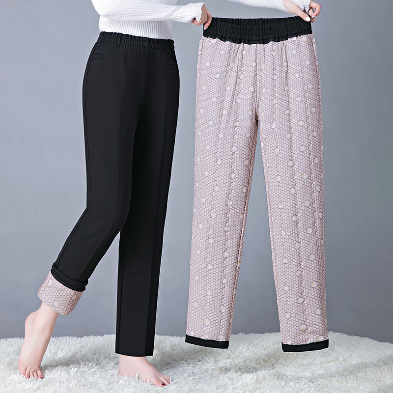 中老年棉裤子老年人女裤加棉加厚妈妈裤宽松紧腰弹力70岁80岁奶奶