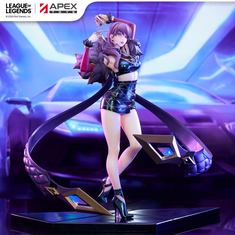 英雄联盟LOL APEX联名-K/DA伊芙琳1/7手办雕塑摆件游戏周边