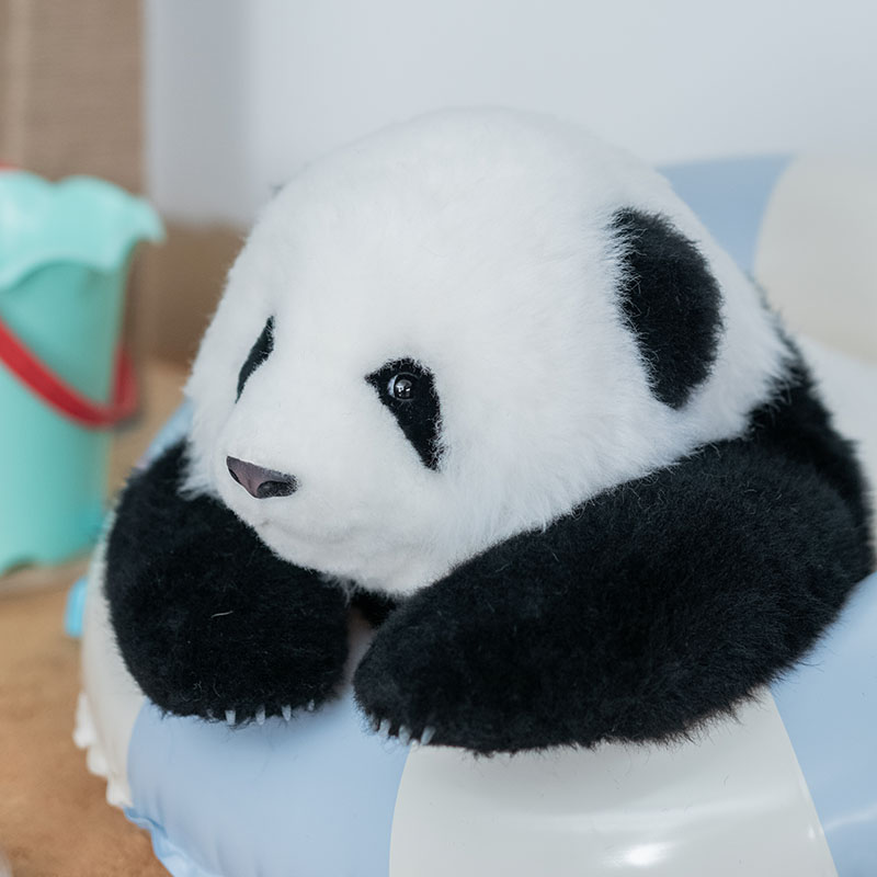 熊猫工厂官方3月龄萌兰福宝仿真熊猫玩偶童节礼物毛绒玩具-1