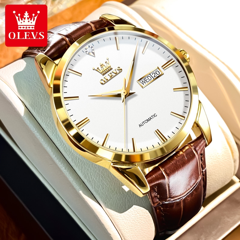 瑞士欧利时名表经典高档潮流简约时尚气质防水机械手表男6629