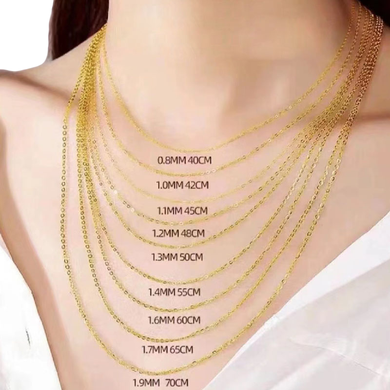 项链长度对比图（勿拍）0