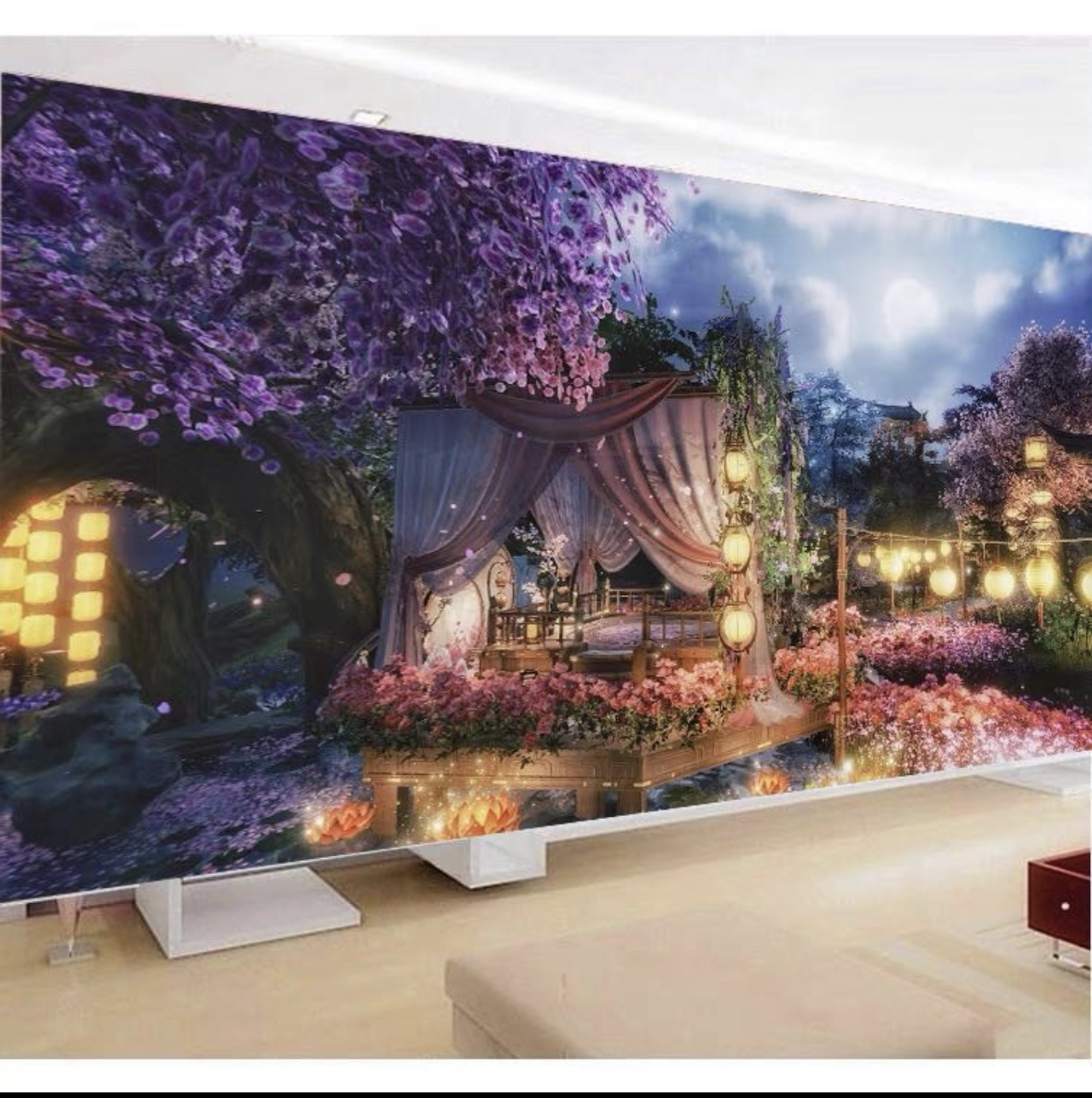 仲夏夜之梦~尺寸：190X100大格四股线绣/56个色（十字绣材料）