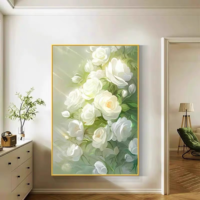 花卉茉莉花~60X85大格四股线绣（十字绣套件）