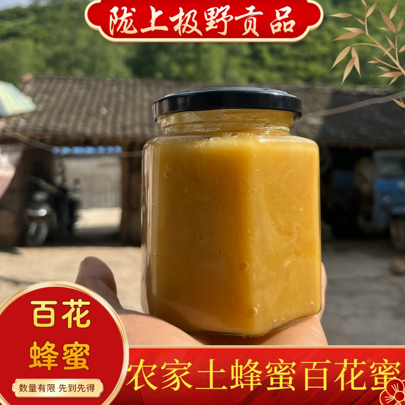 土蜂蜜 百花蜜 农家自产百花蜜 500g包邮