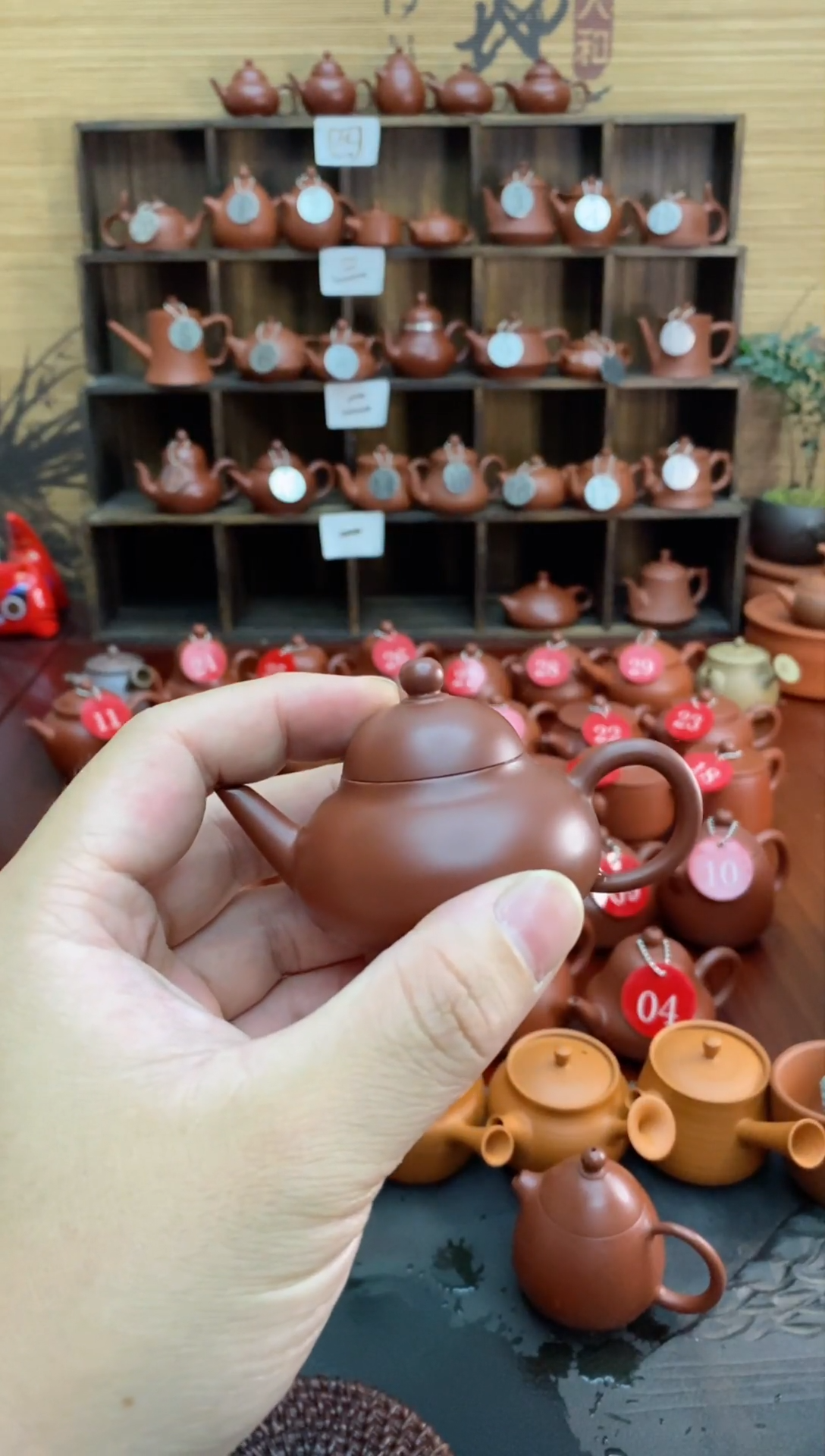 【闪购商品】陈腐老朱泥梨壶60CC梨壶