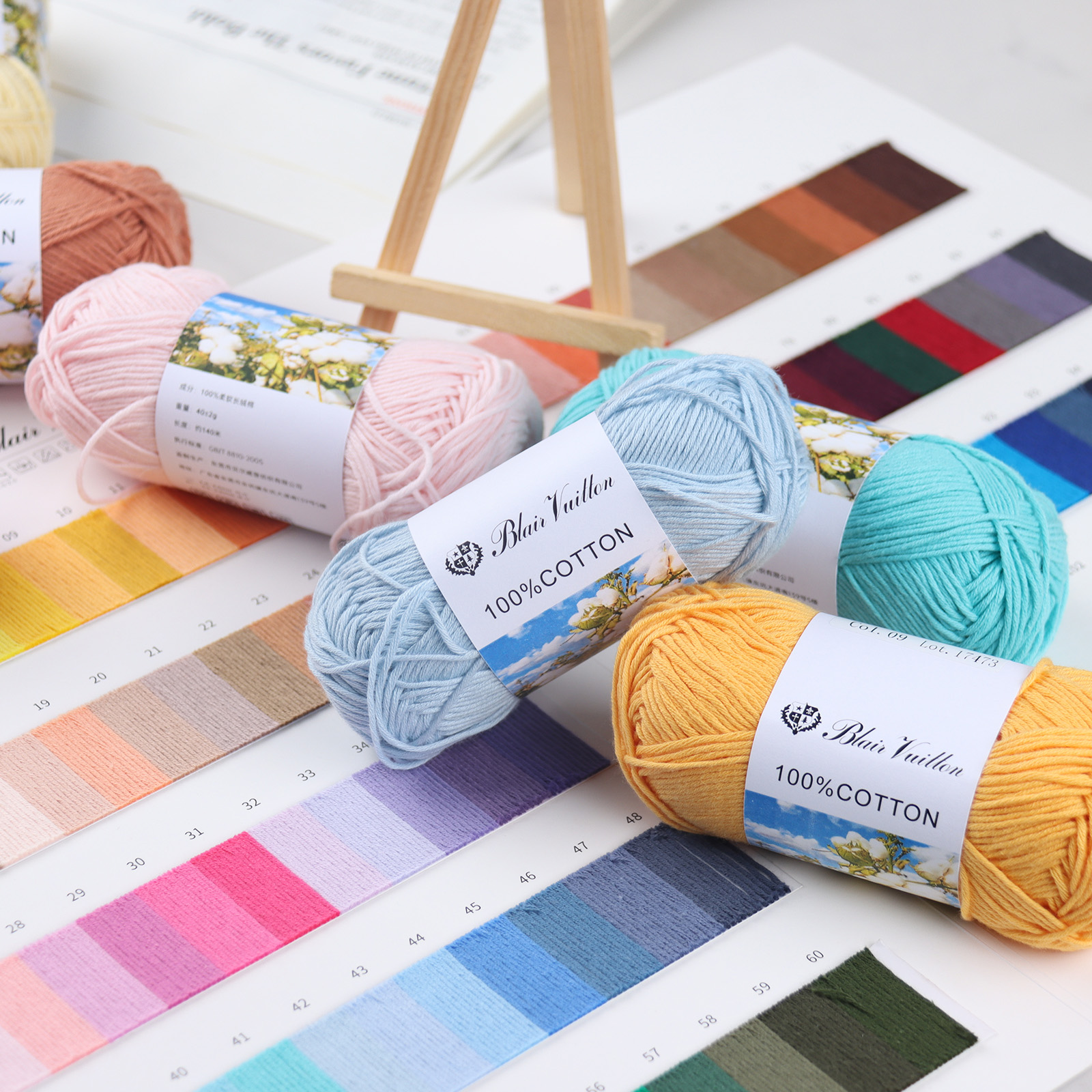 柔软长绒棉 新棉线 亲肤手工编织毛线柔软时尚钩织织毛衣细线手编